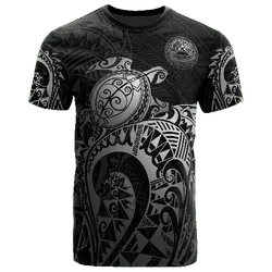 American Samoa American Samoa Seal Polynesian Silver Turtle Tattoo Unisex 3D T-Shirt All Over Print HNACJ