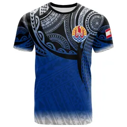 Tahiti Polynesian T-Shirt - Tattoo Pattern - BN12