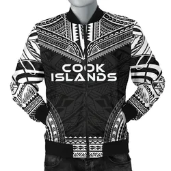 Cook Islands Polynesian Chief Men's Bomber Jacket - Black Version - Bn10