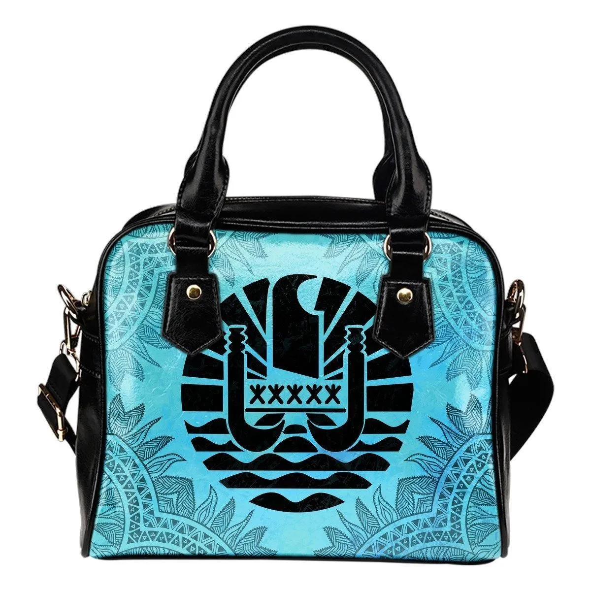 Tahiti Turquoise Shoulder Handbag A20
