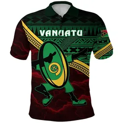 Vanuatu Rugby Polo Shirt Dab Trend Creative