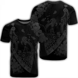 Alohawaii Tee - Hawaiian Fish Hook Hibiscus Banzai Surfing Polynesian T-Shirt Grey - AH - J5R
