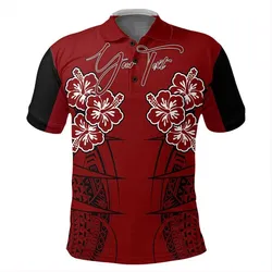 Polynesian Pride Polo Shirt - Personalized Hawaii Spearhead Hibiscus Polynesian Polo Shirt LT10