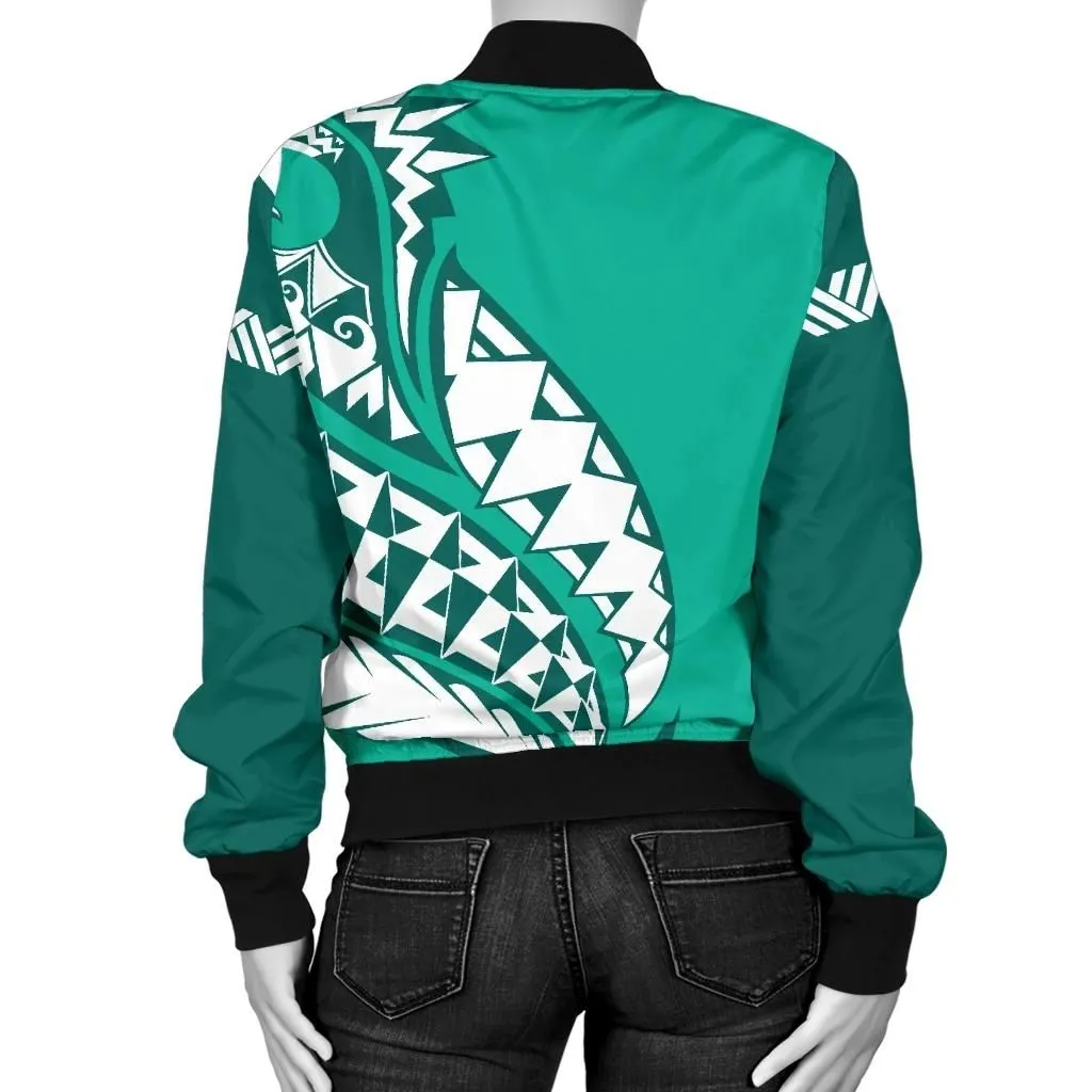 Polynesian Women Bomber Jacket Bn10