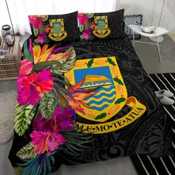 Tuvalu Bedding Set - Hibiscus Polynesian Pattern