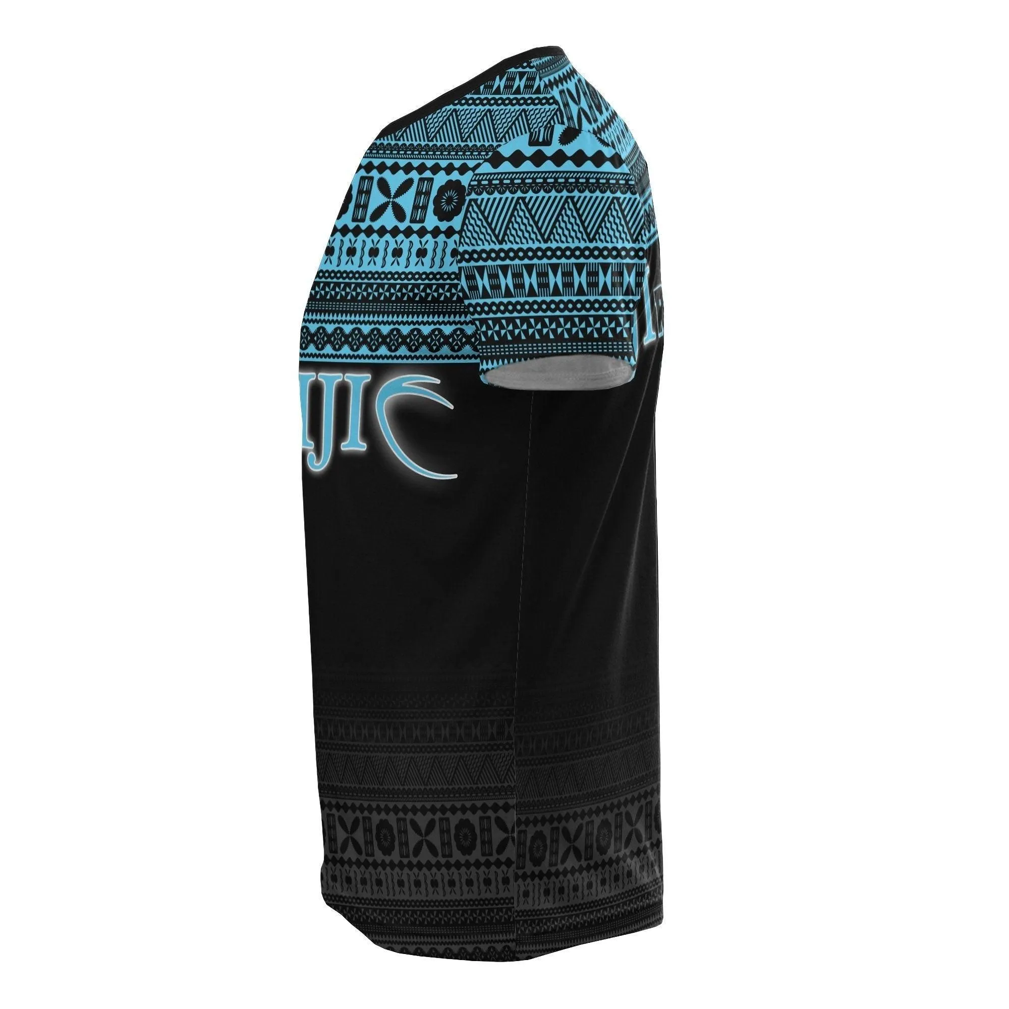 Fiji T-Shirt - Rugby Fijian Tapa Pattern
