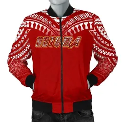 Rotuma Fiji Islands Mens Bomber Jacket Melanesian Style