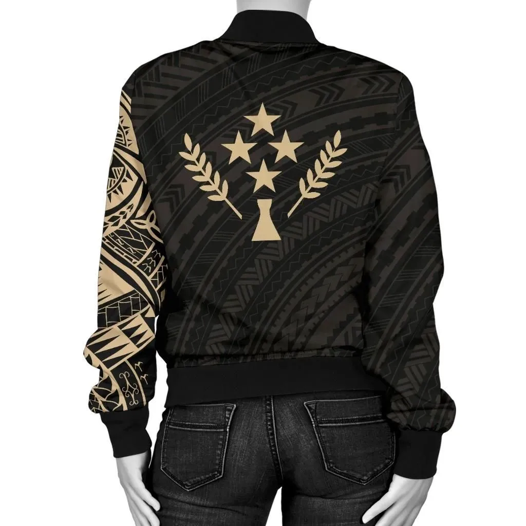 Kosrae Micronesia Tattoo Women's Bomber Jacket A7