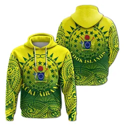 Cook Islands Hoodie Polynesian Tattoo Sunshine LT4