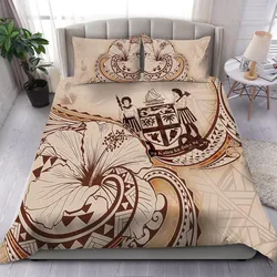 Fiji Bedding Set - Hibiscus Flower Vintage Style