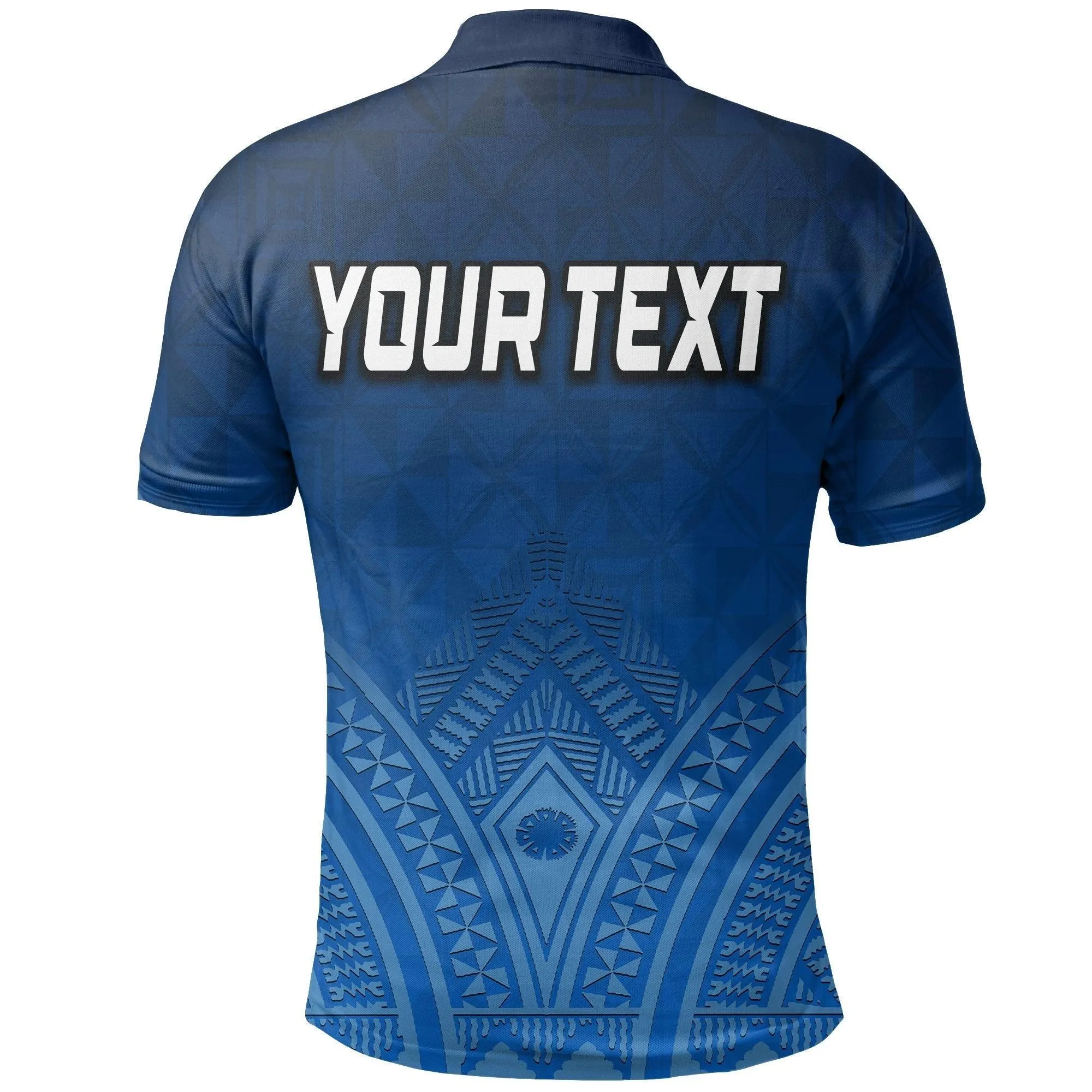 (Custom Personalised) Fiji Kaiviti Silktails Rugby Polo Shirt LT6