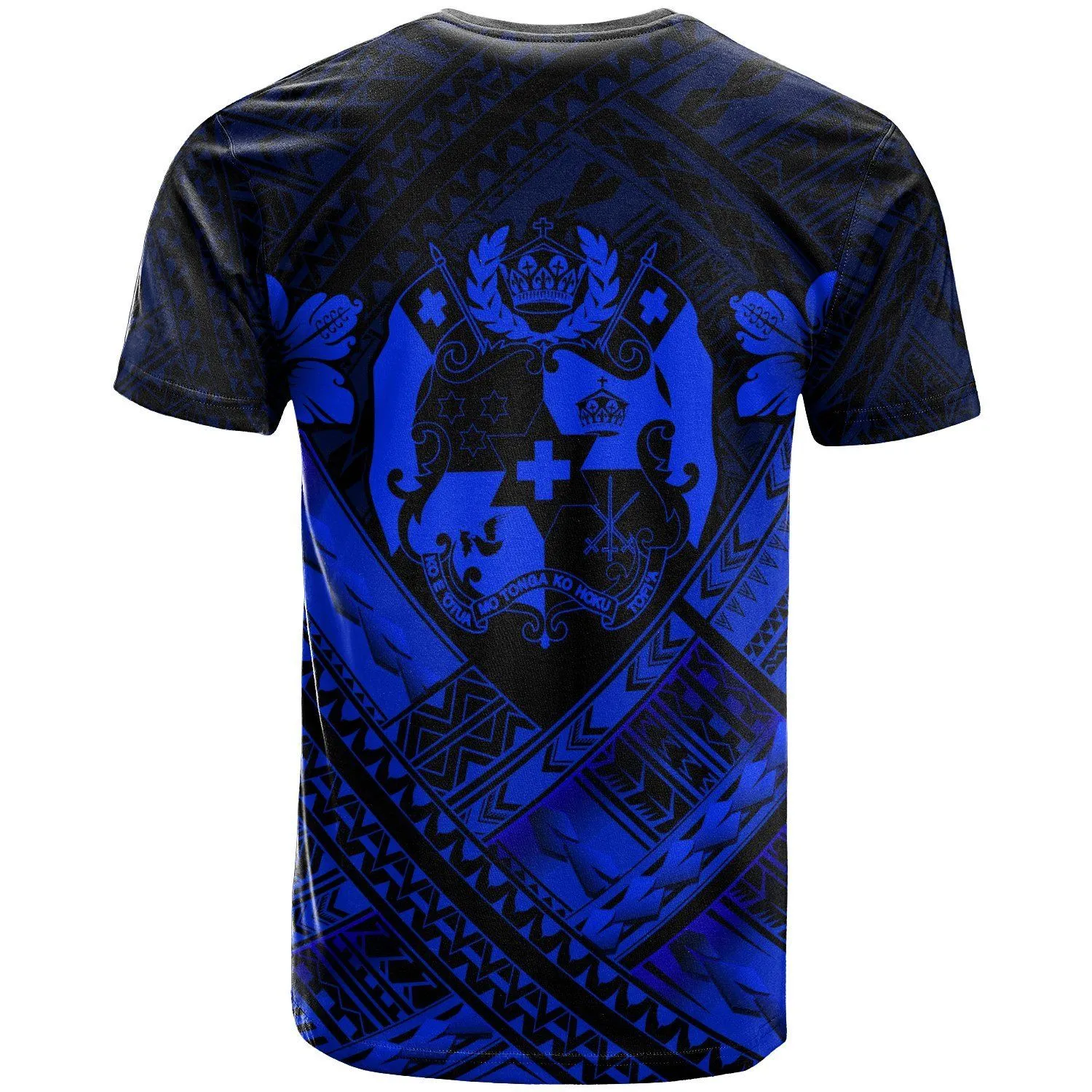 Tonga Custom Polynesian  T-Shirts - Tonga Blue Seal Camisole Hibiscus Style - BN18