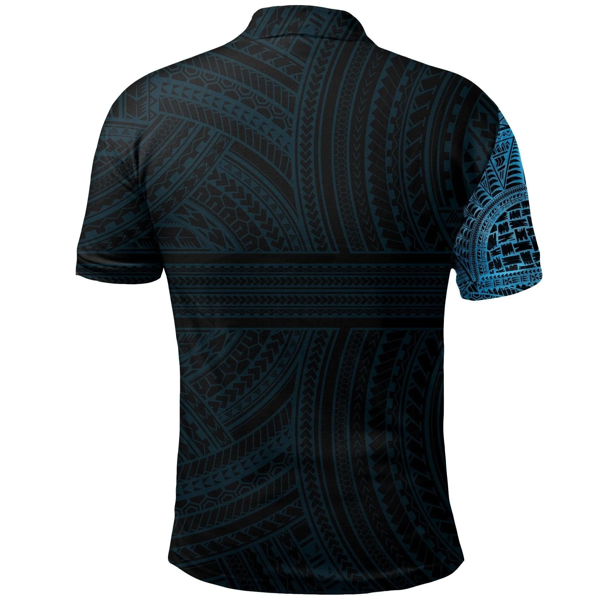 Tribal Tattoo Polo Shirt, Polynesian Golf Shirt