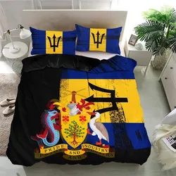 Barbados Flag Bedding Set Flag Style J74