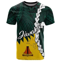 Papua New Guinea Jiwaka Province Polynesian T shirt - Tribal Wave Tattoo