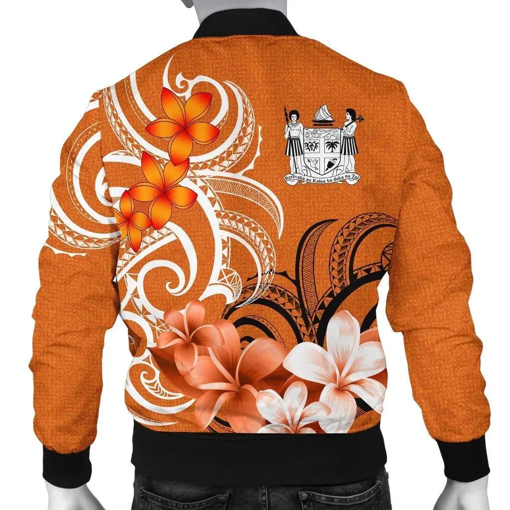 Fiji Mens Bomber Jacket - Fijian Spirit
