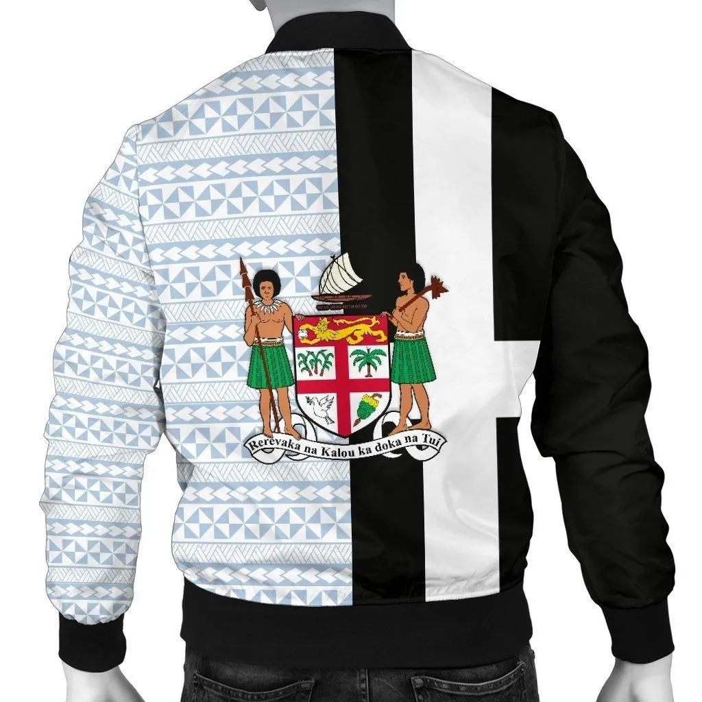 Fiji Rugby Men Bomber Jacket Cibi Version