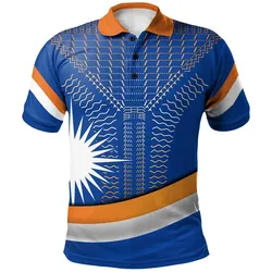 Marshall Islands Polo Shirt - Marshallese Tattoo