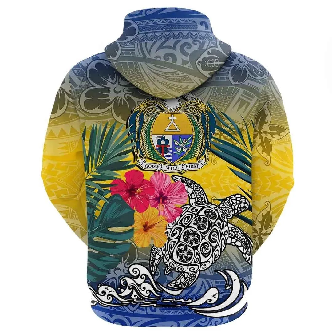 Alohawaii Clothing - Nauru Style Polynesian Tattoo Hoodie A94