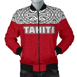 Tahiti Mens Bomber Jacket - Polynesian Design