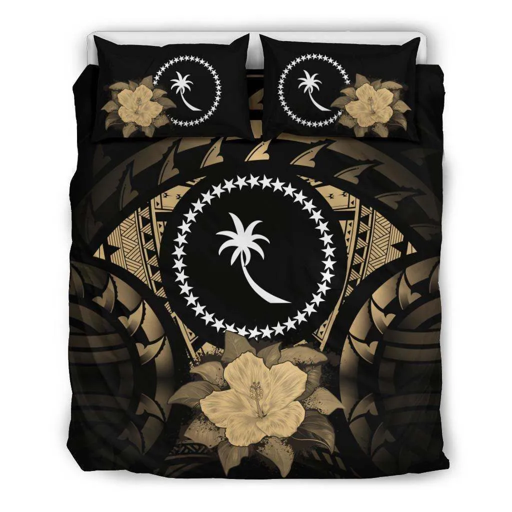 Chuuk Brown Hibiscus Bedding Set Dhc28111713Dd