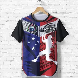 Samoa Polynesian T Shirts Rugby Winner K7