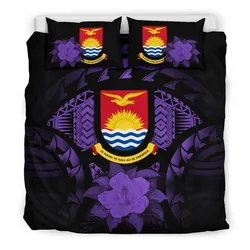 Kiribati Purple Hibiscus Bedding Set 