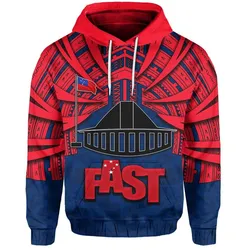 (Custom Personalised) Fast Samoa Hoodie Samoa Tattoo Style LT6