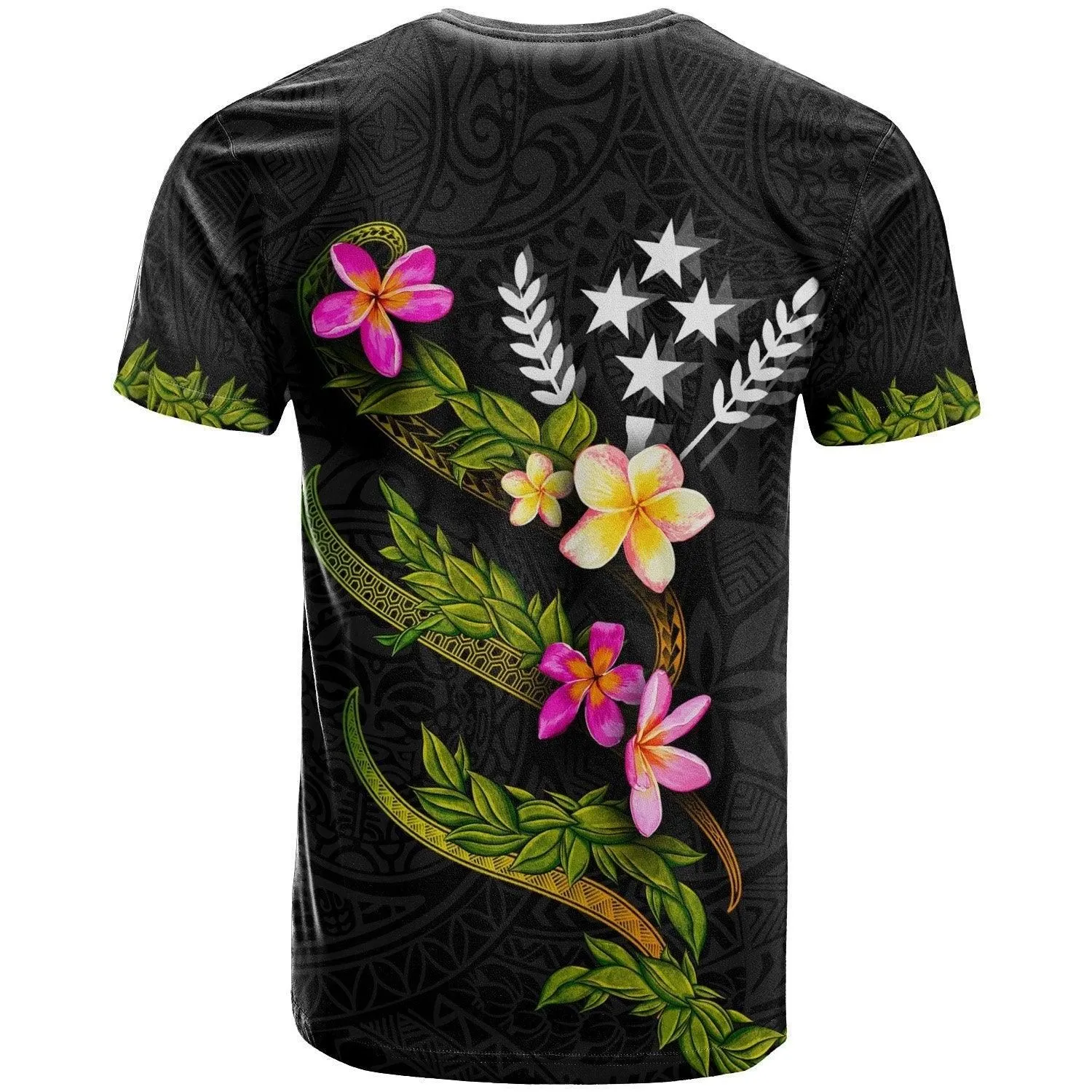 Kosrae Polynesian Personalised Custom T Shirt - Tropical Summer