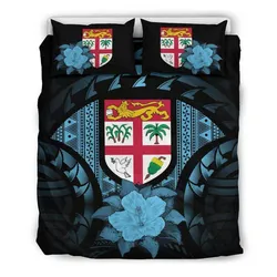 Fiji Blue Hibiscus Bedding Set A02 Dhc28111444Dd