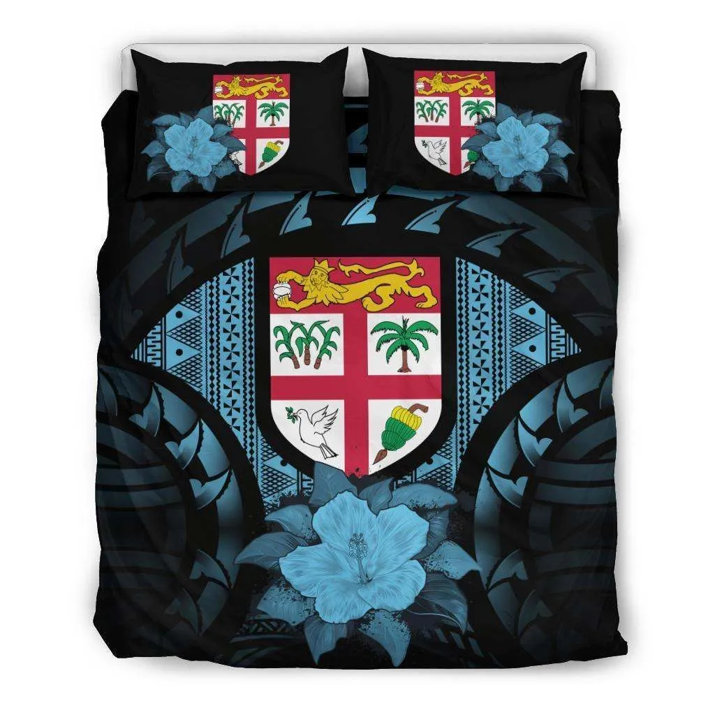 Fiji Blue Hibiscus Bedding Set A02 Dhc28111444Dd
