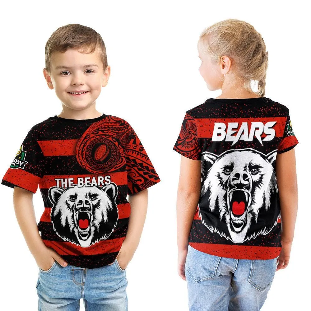 Vibe Hoodie Clothing - North Sydney Bears Special Polynesian Tattoo Style T Shirt