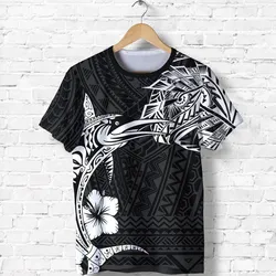 Polynesian Tattoo T shirt, Marlin Hibiscus Shirt
