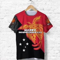 Papua New Guinea T Shirt Independence Day Flag Style LT16