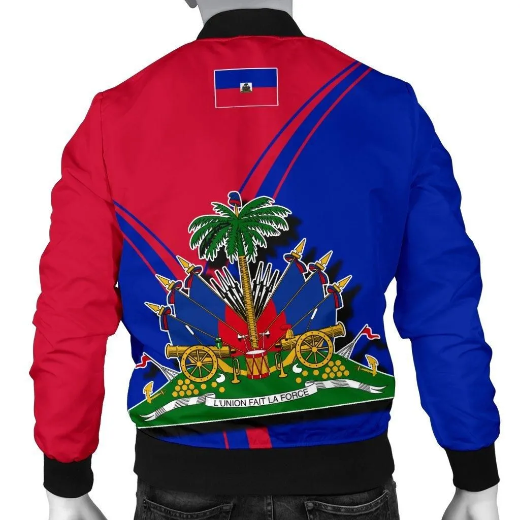 Haiti Mens Bomber Jacket - Haitian Pride