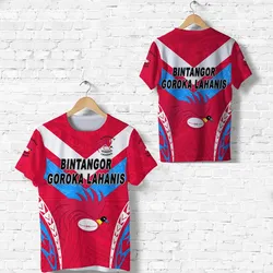 Papua New Guinea Bintangor Goroka Lahanis T Shirt Rugby Original Style - Red LT8