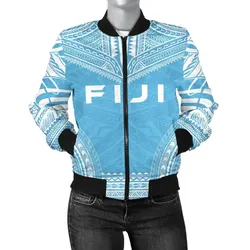 FamilyGater Jacket - Bomber Jacket Fiji Flag Polynesian Chief - Bn10