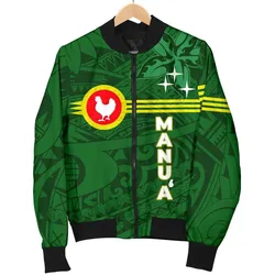 American Samoa Mens Bomber Jacket - Manua Islands Group