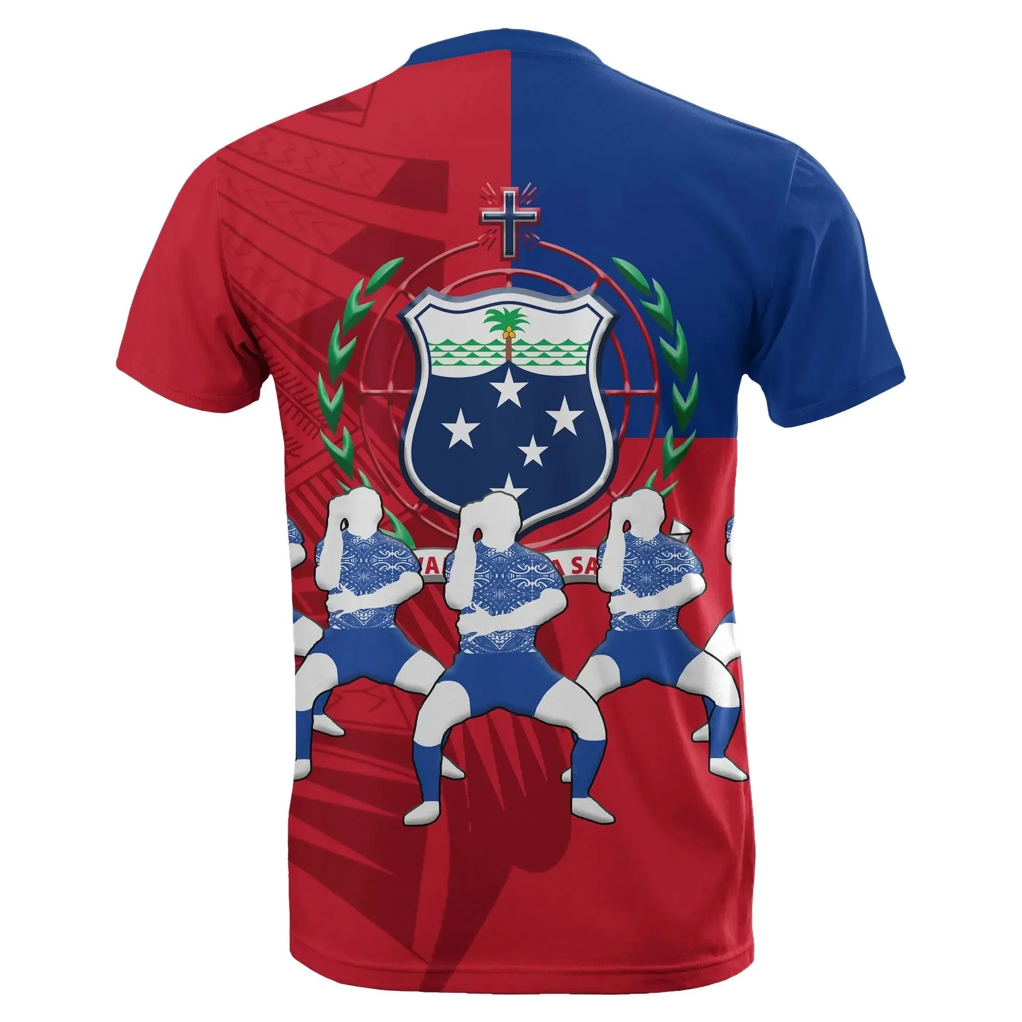 Alohawaii T-Shirt - Tee Samoa Powerful Siva Tau Rugby K5