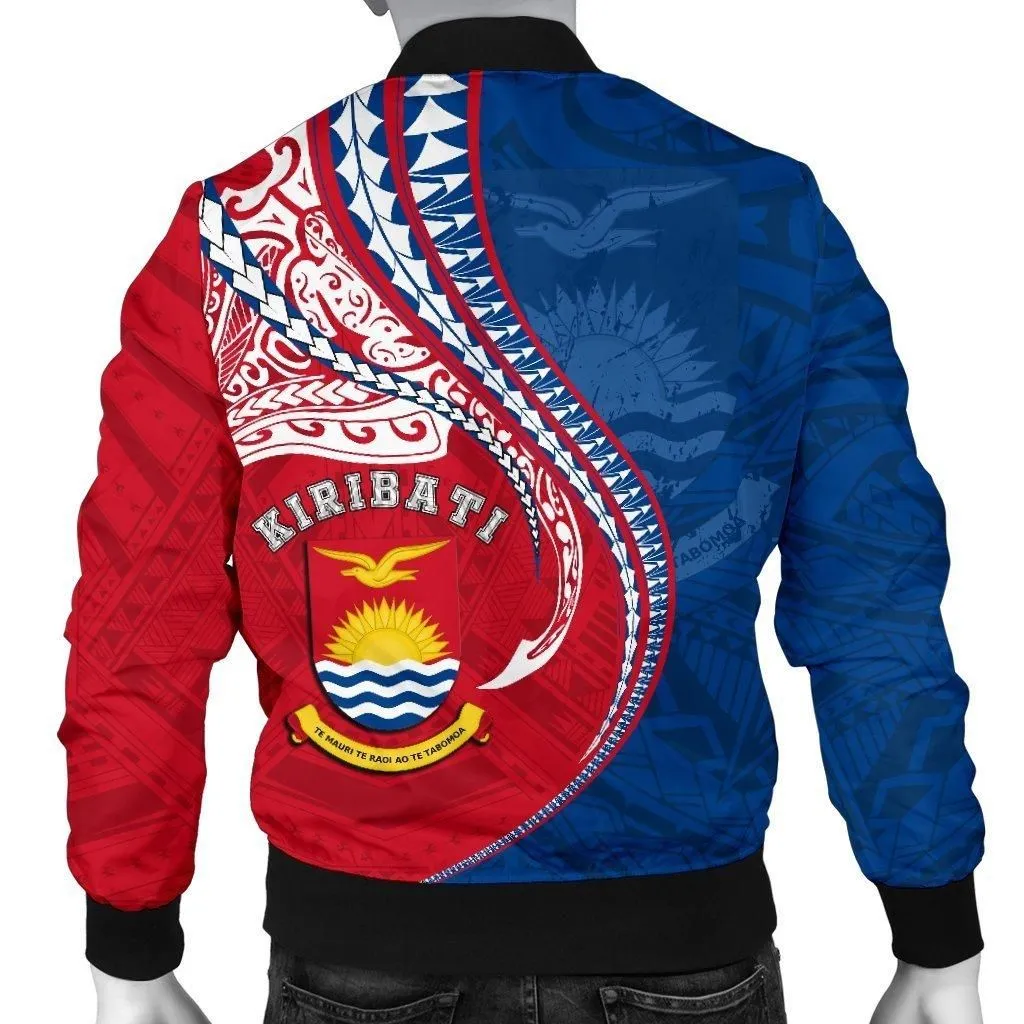 Kiribati Mens Bomber Jacket Kanaloa Tatau Gen KI