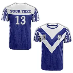 (Custom Personalised) Makoi Bulldogs T Shirt Forever Fiji Rugby - Custom Text and Number LT13