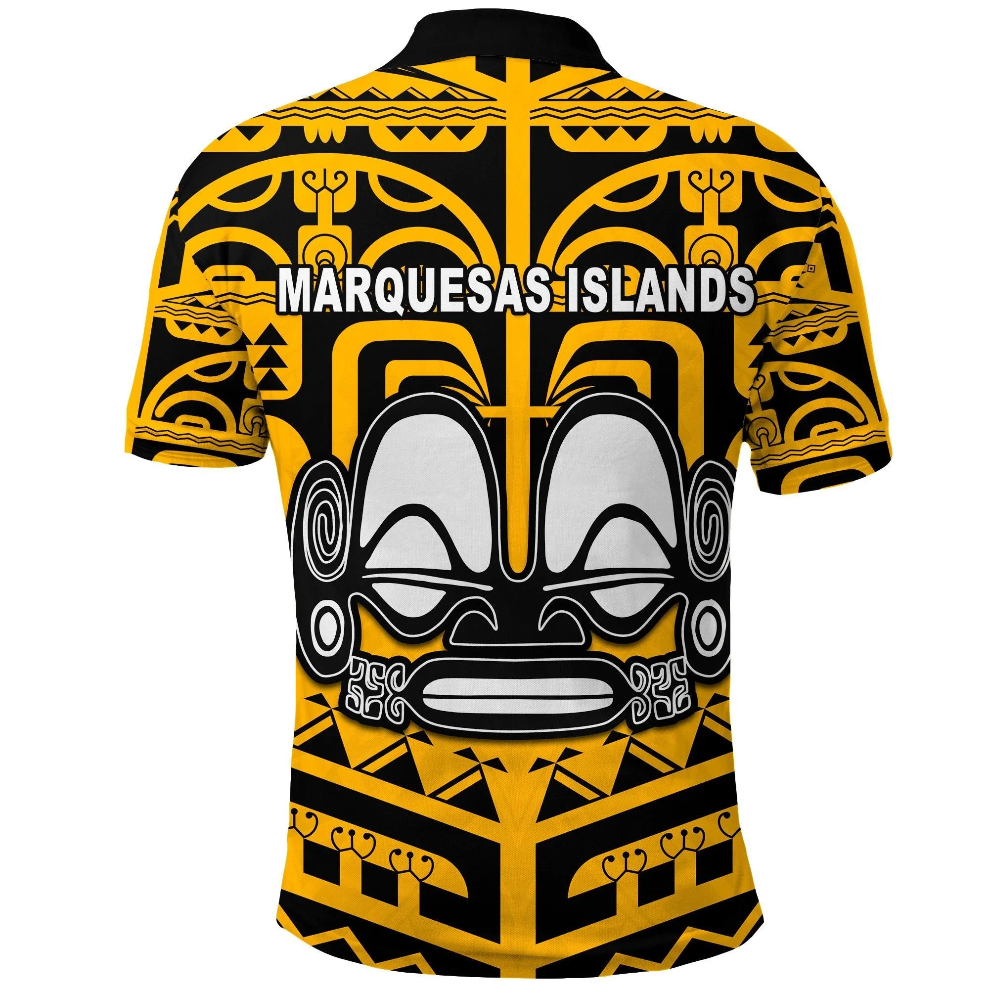 Marquesas Islands Polo Shirt - Marquesas Tattoo Version 02 LT13