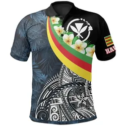 Alohawaii Shirt - Polo Shirt Polynesian Hawaii - Kanaka Maoli With Plumeria Style - BN18
