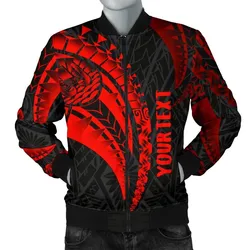Tahiti Personalised Mens Bomber Jacket - Polynesian Tahiti Seal