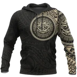 Alohawaii Clothing - Hoodie Tribal Polynesian Sun God Tattoo All Over Print A7