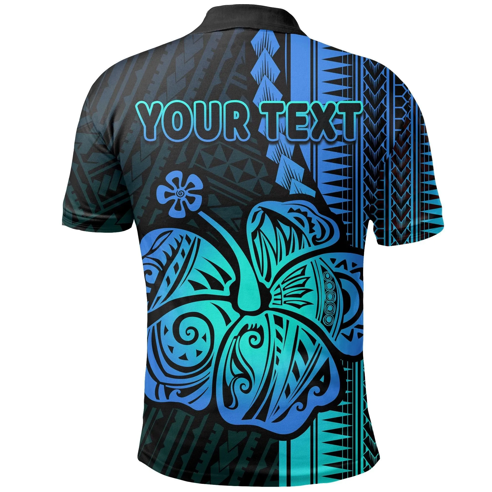 (Custom Personalised)Polynesian Hibiscus Polo Shirt Hawaiian Style No.2 LT6