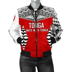 Tonga Womens Bomber Jacket Mate MaA Tonga
