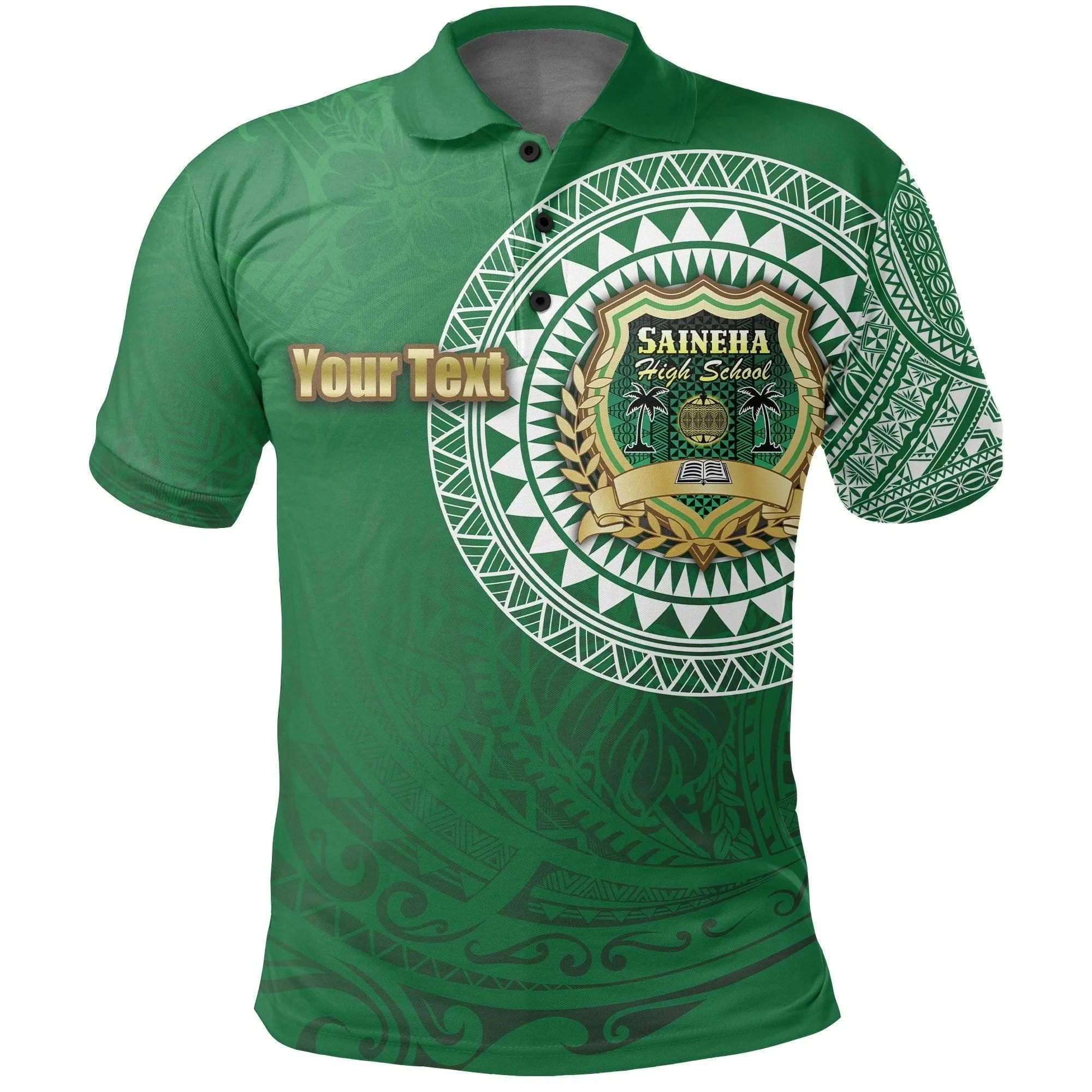 (Custom Personalised) Saineha Tonga Polo Shirt Tattoo Style - Class of LT16