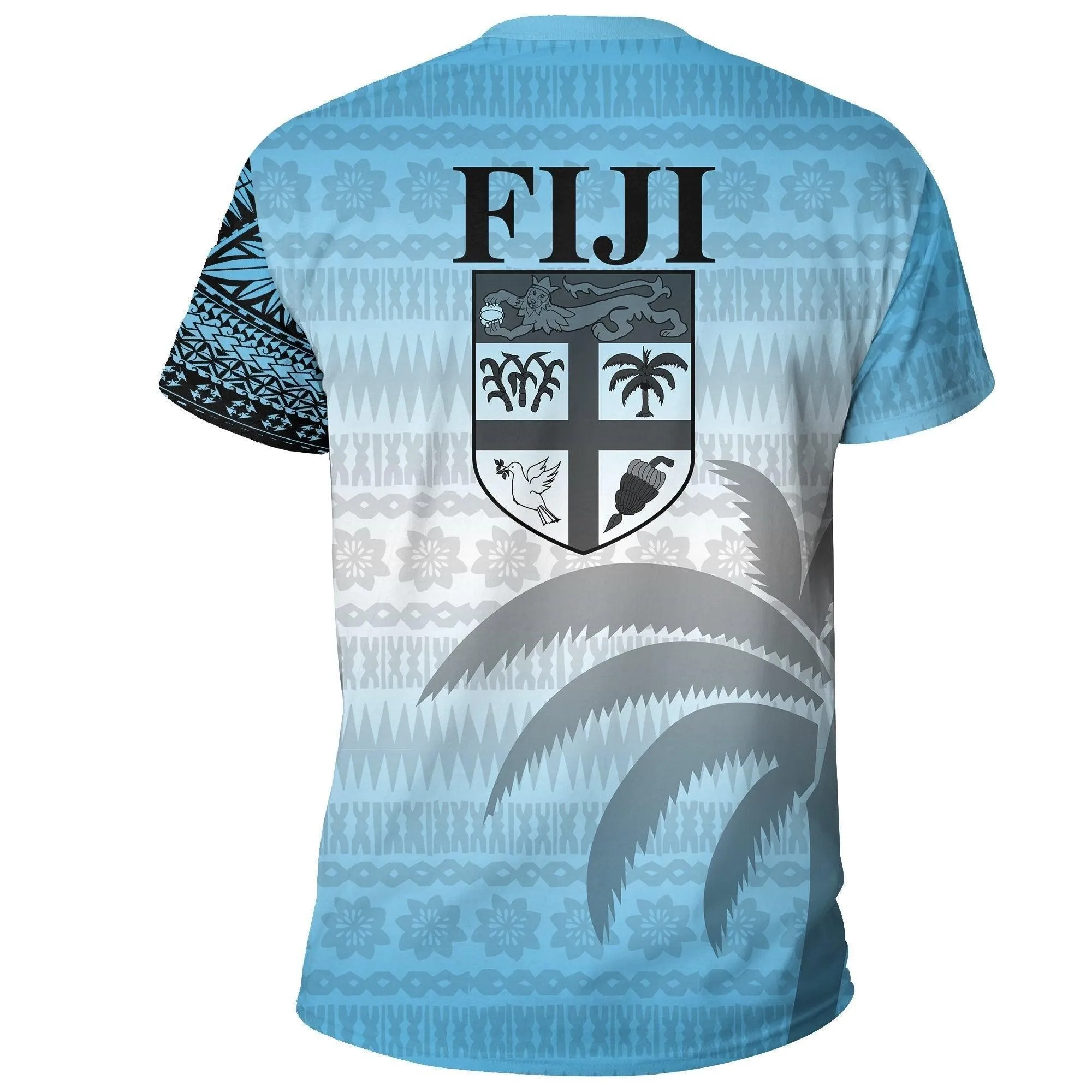 Fiji Tapa T shirt Tattoo Style