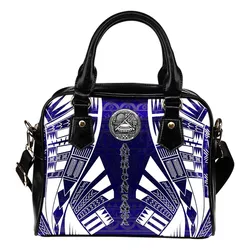 American Samoa Shoulder Handbag - Polynesian Tattoo Flag